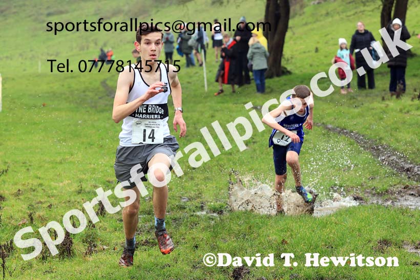Boys under-15s 2023 NECAA Cross Country Relays, Thornley Hall Farm, Peterlee, County Durham. Photo: David T. Hewitson/Sports for All Pics